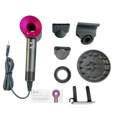 High-Speed Hair Dryer Nozzle, Smooth Design, Professional Diffuser Drying Hood, Cleaning Brush, Hair Dryer Accessories Wholesale, Silver - image 5