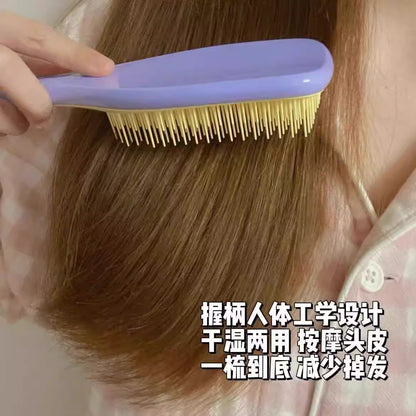 Smart and Cute British Princess Smart Comb for Curling Hair, Hairdressing Comb with Handle, Massage Tt Comb, Anti-Tangle Smoothing Comb - image 2