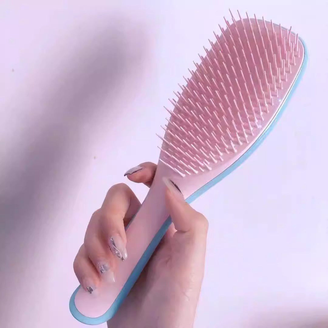 Smart and Cute British Princess Smart Comb for Curling Hair, Hairdressing Comb with Handle, Massage Tt Comb, Anti-Tangle Smoothing Comb - image 3