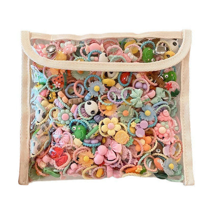 Rubber Bands for Girls, Children's Hair Ties, 2025 New Cute Baby Hair Accessories That Don'T Damage Hair, Small Hair Bands - image 5