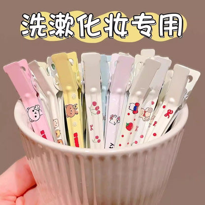 Hair Root Volumizing Tool, Face Washing and Makeup Styling Clip, Traceless Hair Clip, Kt Cartoon Duckbill Clip, Side Bangs Clip for Women - image 3