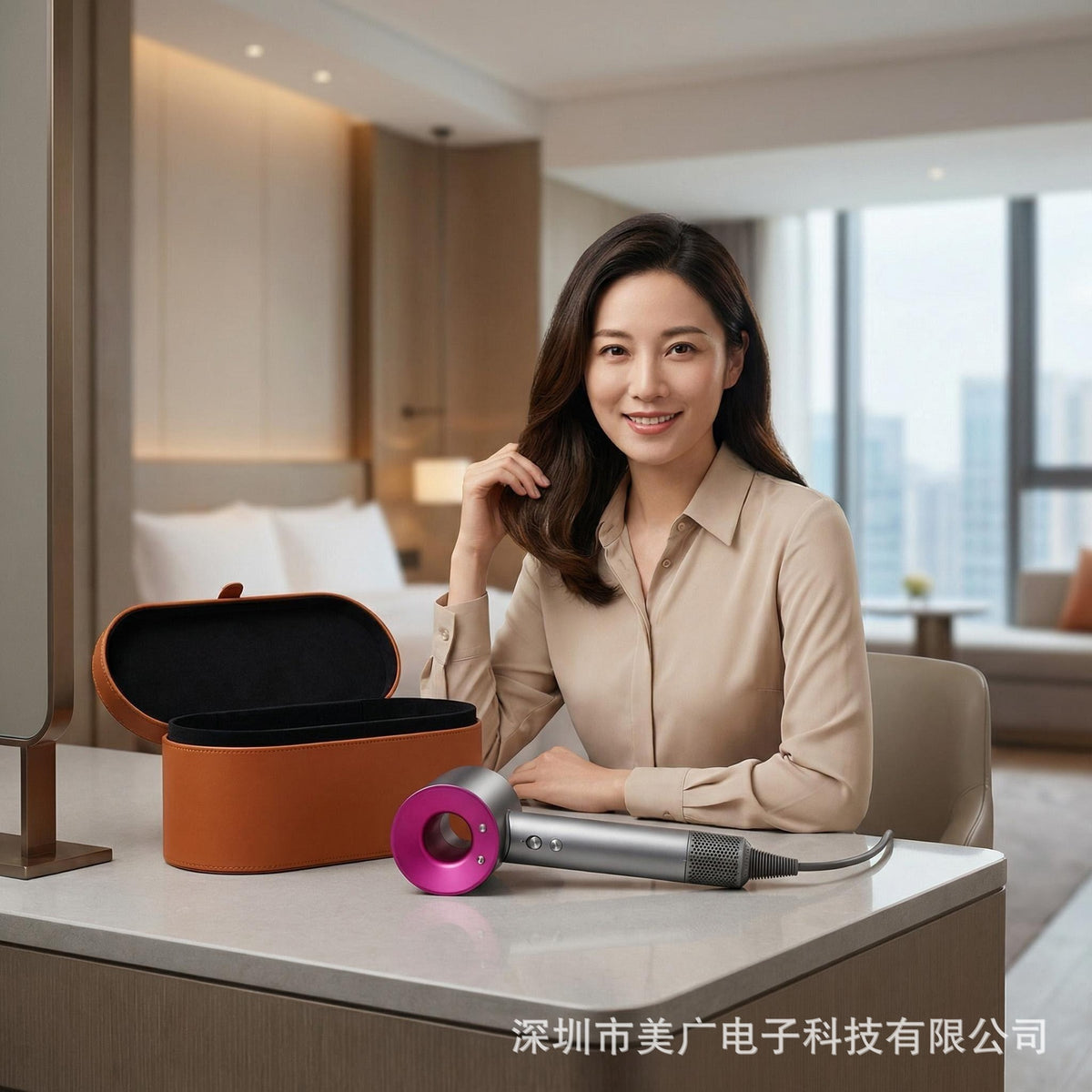 Huaqiangbei Hair Dryer, a Bladeless High-Speed Hair Dryer, Hair Care, High-Power, Salon and Home Use, Cross-Border Special Model - image 3