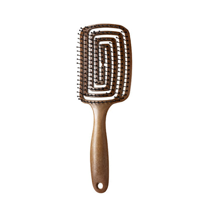 Niliya Hollow Massage Comb Air Cushion Comb for Women, High Crown Volumizing Comb, Anti-Static Hair Comb, Ribbed Comb - image 5