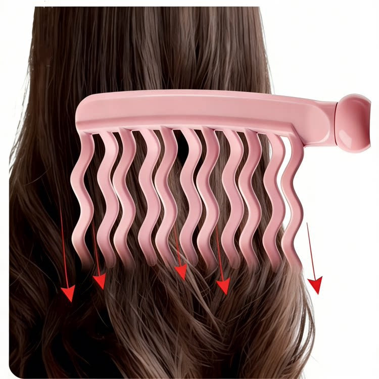 Double-Row Wavy Tooth Comb with Large Teeth for Curly Hair, Wide Teeth That Prevent Tangling, Smoothing Comb for Women with Long Hair, Special Anti-Static Comb - image 4