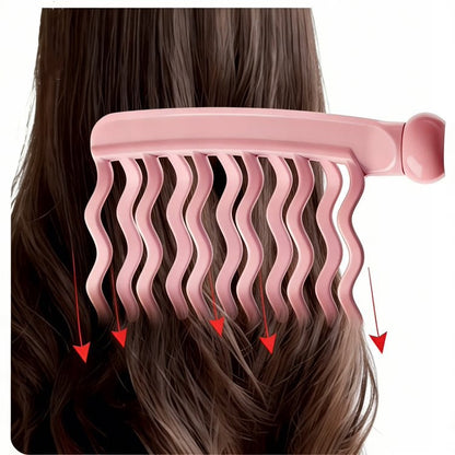 Double-Row Wavy Tooth Comb with Large Teeth for Curly Hair, Wide Teeth That Prevent Tangling, Smoothing Comb for Women with Long Hair, Special Anti-Static Comb - image 4