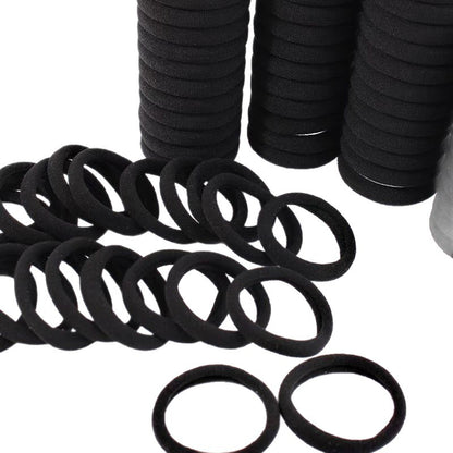 Black Hair Ties Wholesale, Hair Bands for Women, Korean Style High Elasticity Hair Bands That Don'T Damage Hair, Rubber Bands for High Ponytails, Hair Accessories - image 2