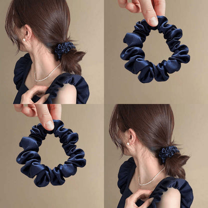 Elegant satin scrunchie for women, 2026 new model, versatile hair tie, high elasticity, durable, suitable for ponytails, hair accessory - image 1