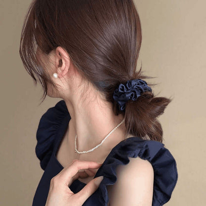 Elegant satin scrunchie for women, 2026 new model, versatile hair tie, high elasticity, durable, suitable for ponytails, hair accessory - image 2
