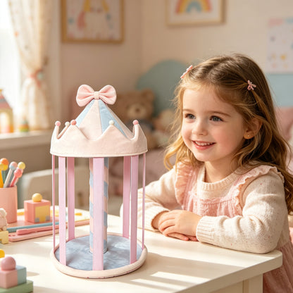 Amazon cross-border desktop organizer for hair clips, storage display rack, rotating carousel, children's storage shelf for babies - image 2