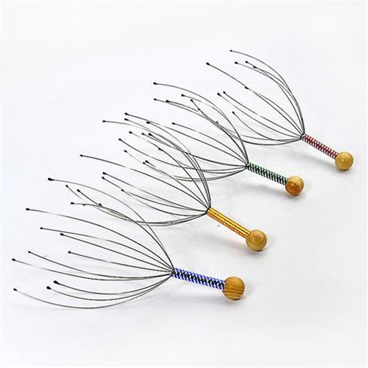 Octopus five-claw head massager, roller ball scalp massager, head scratcher, itch reliever, non-soul-sucking extractor, magical tool - image 2