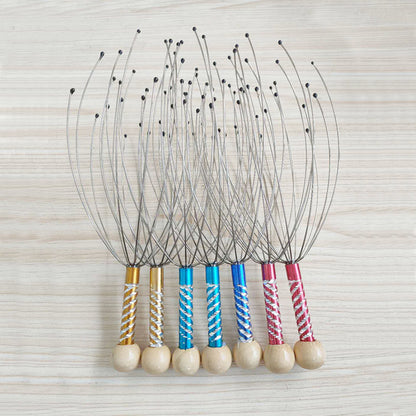 Octopus five-claw head massager, roller ball scalp massager, head scratcher, itch reliever, non-soul-sucking extractor, magical tool - image 3