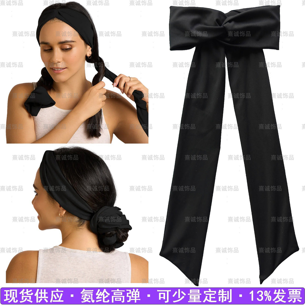 New Cross-Border Model Heat-Free Curling Hairband That Doesn'T Damage Hair, Lazy Sleep Curling Tool, Skin-Friendly High-Elastic Yoga Hairband for Women - image 1