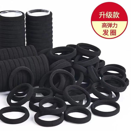 Korean-style non-damaging hair ties, simple and durable seamless towel rings, bulk wholesale high-elasticity hair accessories - image 1
