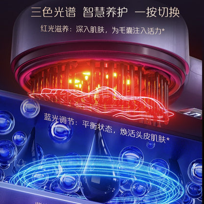 Electric Scalp Massage Comb, Electric Scalp Applicator, Current Comb, Red Light Liquid-Guiding Comb, Head Massage Device for Home Use - image 4