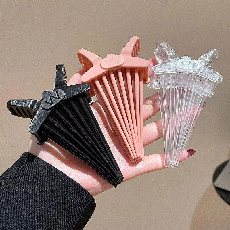 Bangs positioning clip for face washing and makeup, hair root fixing and volumizing clip, women's high crown magic tool, traceless hair clip, hair accessory - image 1