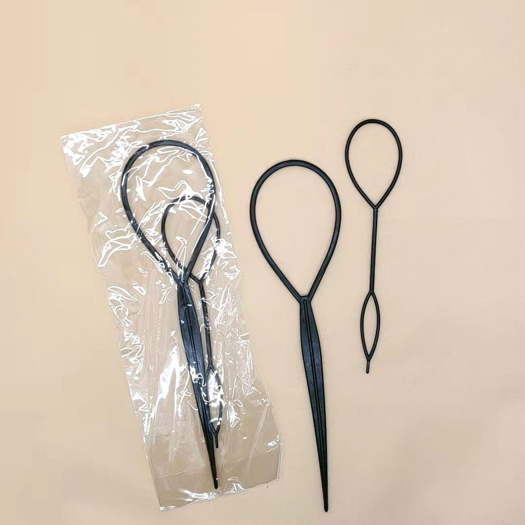 Hair Styling Tools for Adults and Children, Women's Hair Bun Maker, Hair Braiding Tools, Bun Maker, Hair Needle, Hair Threading Needle - image 3