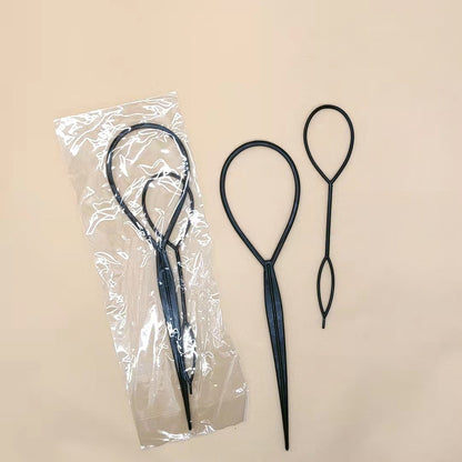 Hair Styling Tools for Adults and Children, Women's Hair Bun Maker, Hair Braiding Tools, Bun Maker, Hair Needle, Hair Threading Needle - image 3