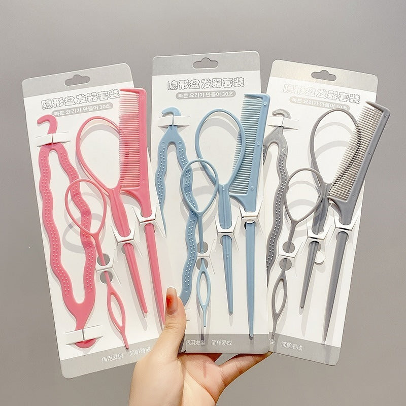 Girls' Hair Braiding Tool Set, Hair Needle, Hair Threading Tool, Children's Hair Styling and Updo Tools - image 3