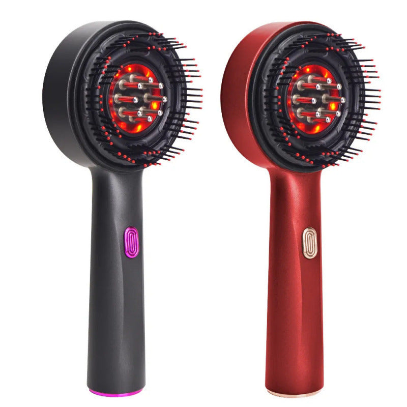 Cross-Border Electric Head Massage Comb, Red Light Comb, Scalp Applicator, Mino Essence Liquid Guide Comb, Special Hair Care Comb - image 3