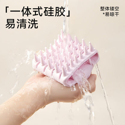 Hair Washing Tool, New Summer Model, Silicone Hair Washing Comb, Scalp Massage, Special for Head Cleaning, Bathroom Hair Washing Comb - image 4