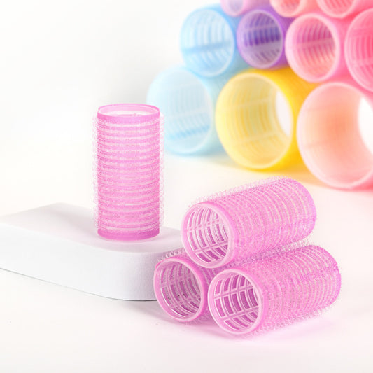 Korean-Style Air Bangs Curling Rollers, Solid Color, Easy-To-Use Hair Curlers, Simple Self-Adhesive Hair Rollers, Hollow Curlers - image 2