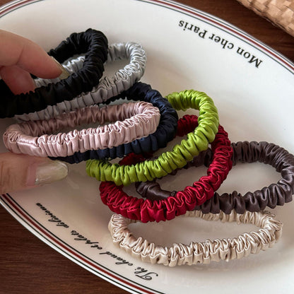 Silk Scrunchie Hair Tie High Elasticity Trendy 2025 New Hair Band Hair Rope for Women with a High-End Feel Hair Accessory - image 1
