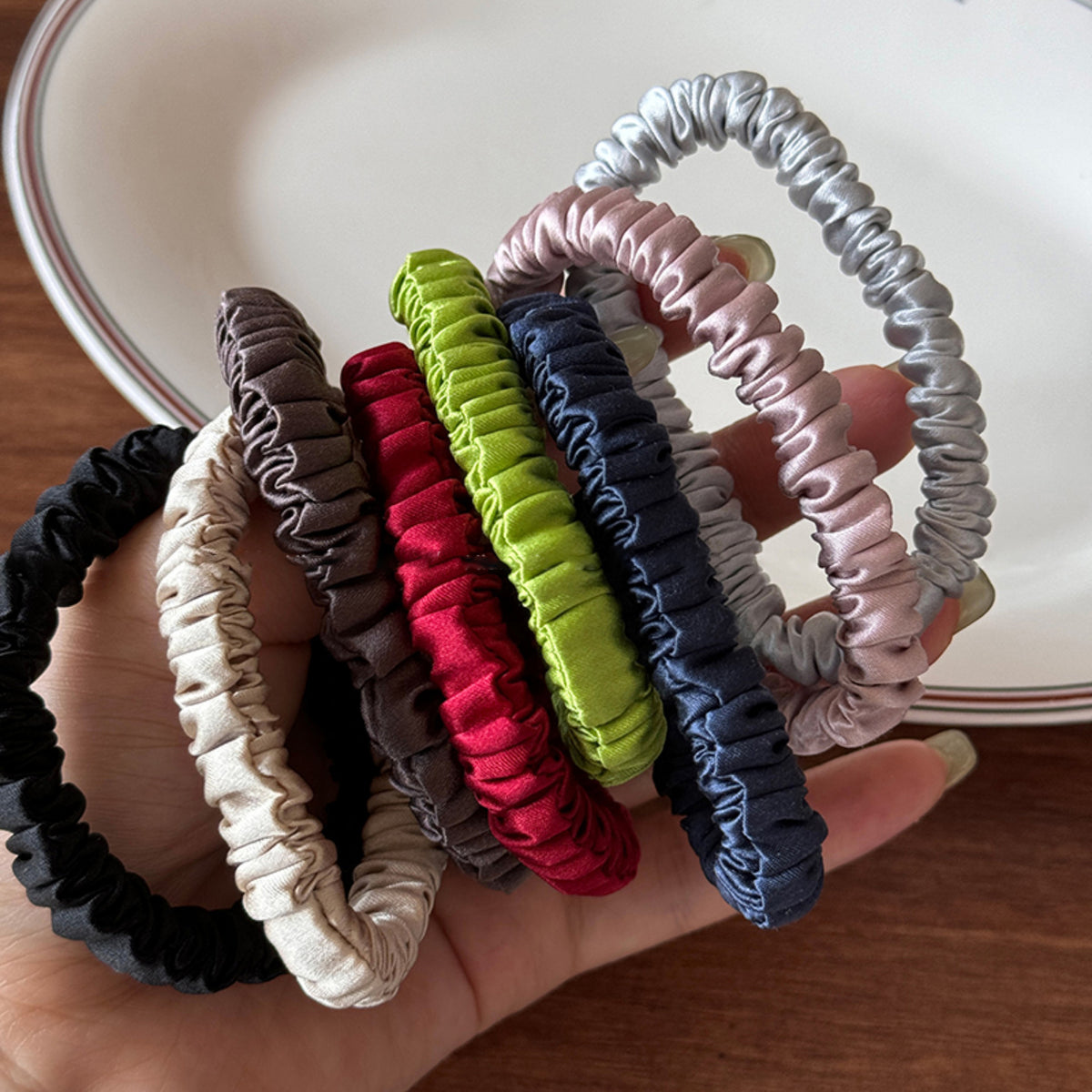 Silk Scrunchie Hair Tie High Elasticity Trendy 2025 New Hair Band Hair Rope for Women with a High-End Feel Hair Accessory - image 2