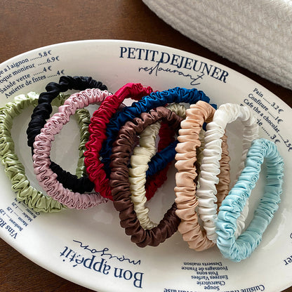 Silk Scrunchie Hair Tie High Elasticity Trendy 2025 New Hair Band Hair Rope for Women with a High-End Feel Hair Accessory - image 3