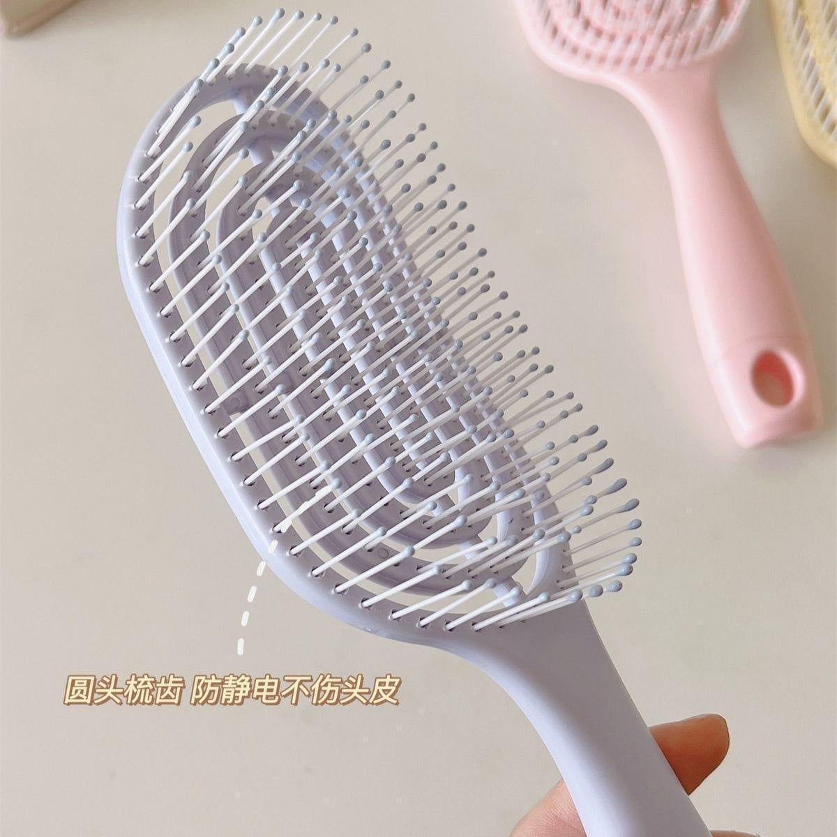 Paddle Comb for Volumizing, High Crown Massage Comb, Hair Styling Comb, Travel Portable Large Curved Comb, Styling-Specific for Volume - image 3