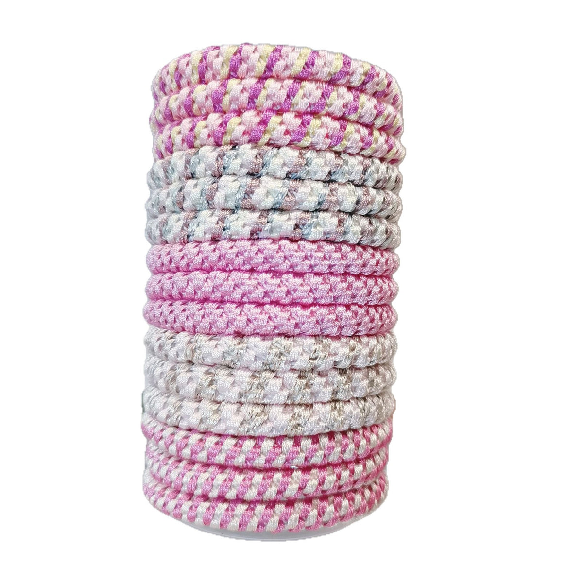 15-Pack of High-Elasticity Braided Hair Ties for Women, Basic Thickened Hair Bands for Ponytails, Hair Accessories - image 5