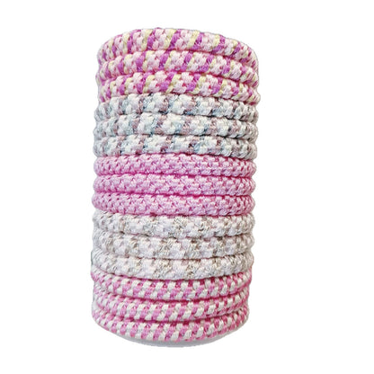 15-Pack of High-Elasticity Braided Hair Ties for Women, Basic Thickened Hair Bands for Ponytails, Hair Accessories - image 5
