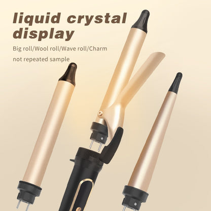 Amazon 3-in-1 Curling Iron Set with Detachable Interchangeable Heads, Multi-Barrel Hair Straightener and Curling Iron - image 3