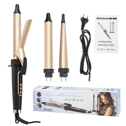 Amazon 3-in-1 Curling Iron Set with Detachable Interchangeable Heads, Multi-Barrel Hair Straightener and Curling Iron - image 5