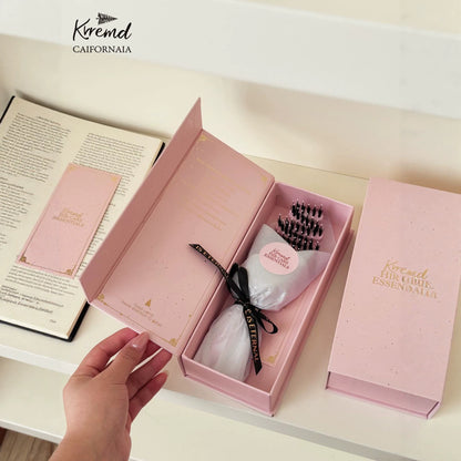 Comb with Pine Cone Bristles for Hair Care, Massage Scalp, Smooth Hair, Fluffy Cushion, Women's Special Comb for Scalp Massage - image 2