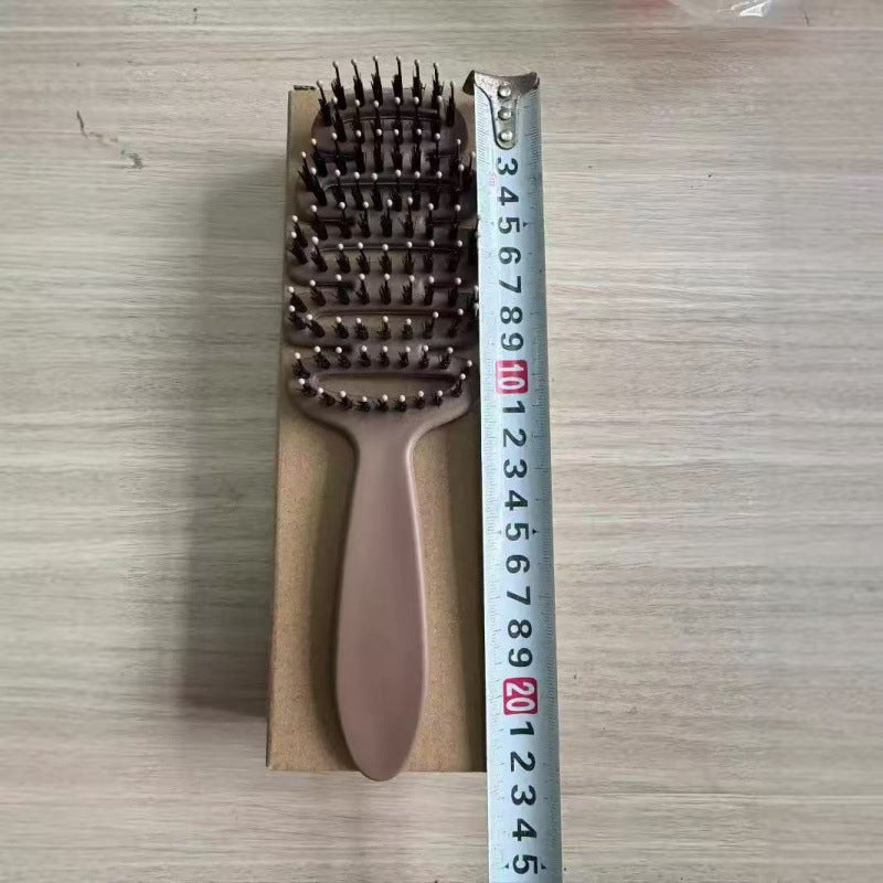 2026 Hot-Selling Pine Cone Boar Bristle Hairbrush, Hair Care Comb, Volumizing Massage Headbrush, Anti-Static Massage Rib Comb Now Available - image 4
