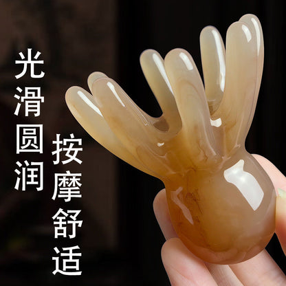 Octopus Massage Comb Head Meridian Massager Scalp Acupoint Therapy Comb Octopus Portable Wide-Tooth Gua Sha Comb - image 4