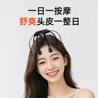Cross-Border Intelligent Octopus Head Massager, Electric Multi-Dimensional Fully Automatic Vibration Relaxation Scalp Massage Device - image 2
