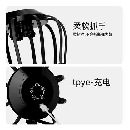 Cross-Border Intelligent Octopus Head Massager, Electric Multi-Dimensional Fully Automatic Vibration Relaxation Scalp Massage Device - image 4