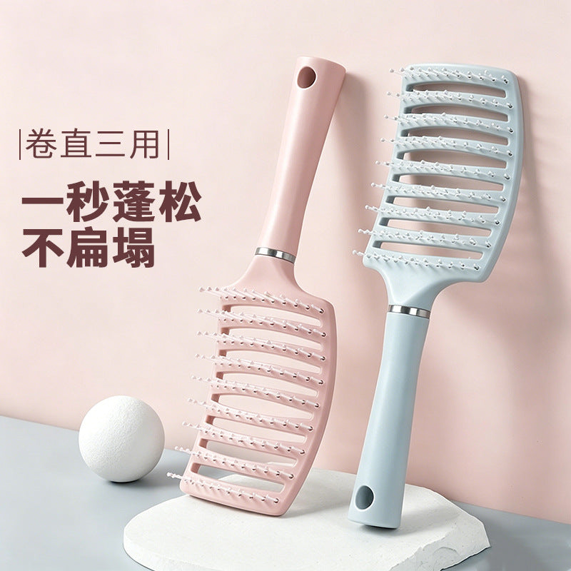 High-Quality Large Curly Hair Comb for Women, Anti-Static Air Cushion Comb, Massage Volumizing Styling Air Cushion Brush - image 1