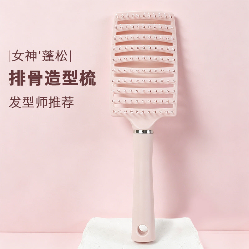 High-Quality Large Curly Hair Comb for Women, Anti-Static Air Cushion Comb, Massage Volumizing Styling Air Cushion Brush - image 2