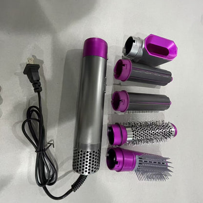 Amazon's Best-Selling Five-In-One Hot Air Comb Hair Dryer, Cross-Border Automatic Curling Iron, Hair Straightener, Styling Curling Tool - image 1