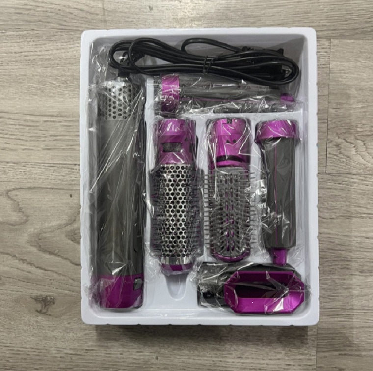 Amazon's Best-Selling Five-In-One Hot Air Comb Hair Dryer, Cross-Border Automatic Curling Iron, Hair Straightener, Styling Curling Tool - image 4