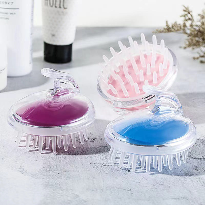 Household Comb for Hair Washing, Massage Head Cleaning Comb, Hair Comb, Silicone Brush, Hair Washing Massage Comb, Hair Washing Tool - image 1