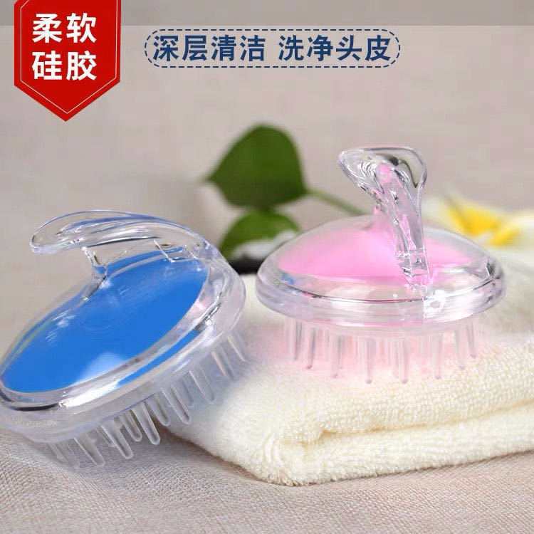Household Comb for Hair Washing, Massage Head Cleaning Comb, Hair Comb, Silicone Brush, Hair Washing Massage Comb, Hair Washing Tool - image 3