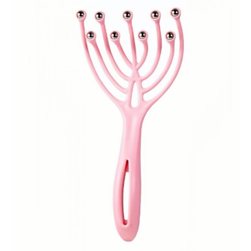 Head Massage Claw, Scalp Nine-Claw Massage Comb, Rolling Ball Head Therapy, Scratching and Tickling Tool, Nine-Claw Head Massager - image 4