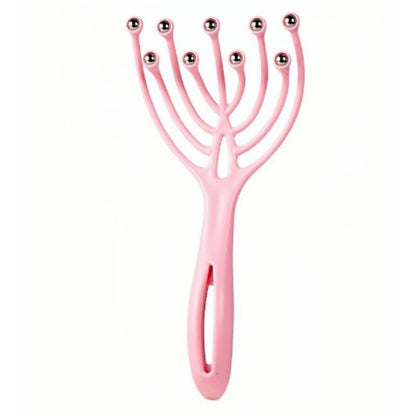 Head Massage Claw, Scalp Nine-Claw Massage Comb, Rolling Ball Head Therapy, Scratching and Tickling Tool, Nine-Claw Head Massager - image 4