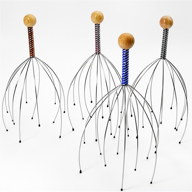 Soul Extractor Octopus Head Massager, Scalp Scratcher, Meridian Relaxation Comb, Relieves Fatigue and Stress - image 5
