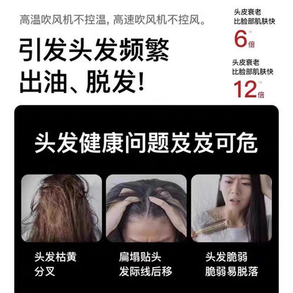 Hair Dryer Huaqiangbei Hair Care High-Speed Silent High-Power Bladeless Hollow Cross-Border Hair Dryer - image 4