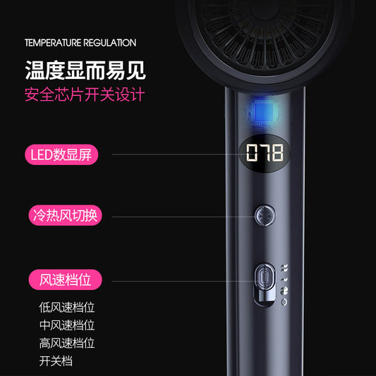 High-speed hair dryer for hair salons, powerful electric hair dryer for home use, high-power quick-dry hair care blower, cross-border - image 2