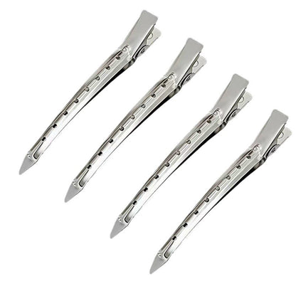 Stainless steel long-tipped hair clip for perming, dyeing, and hair styling, hairdressing clip, wholesale, sectioning and positioning, 3.5 single prong - image 5